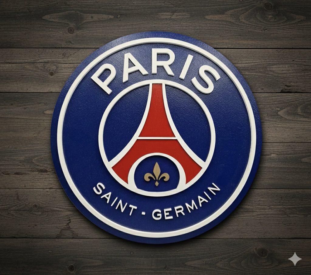 Logo targa emblema paris saint germain psg
