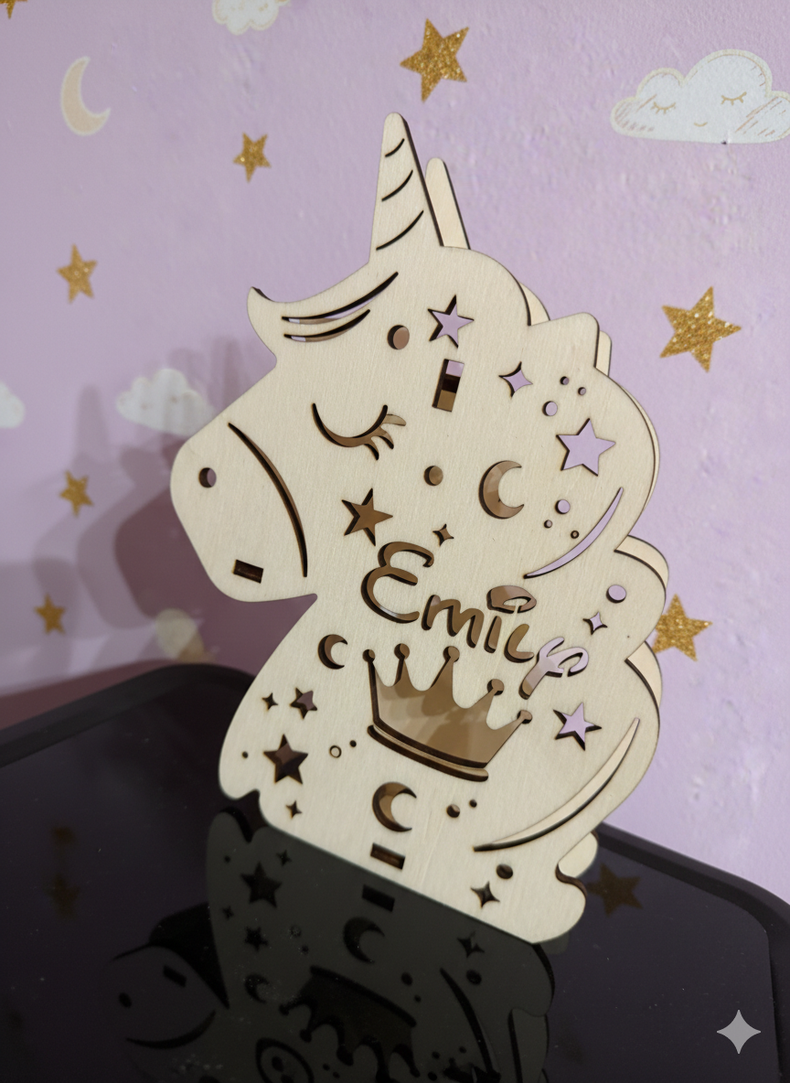 Lampada unicorno unicorn lamp bambini led